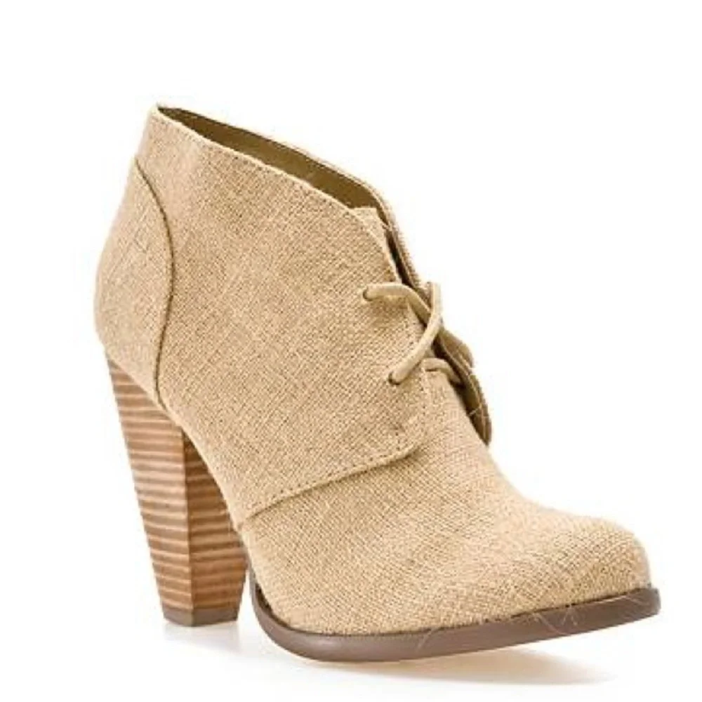 Seychelles Bismouth Burlap Booties